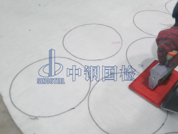 土工布制樣中