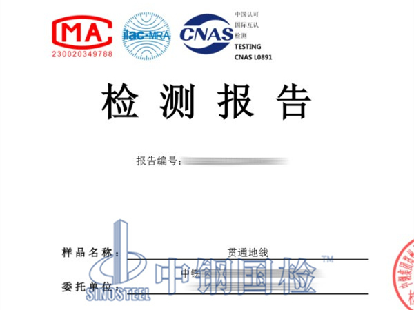 貫通地線檢測(cè)報(bào)告